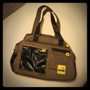 GUC love and vegan leather cotton purse from UK